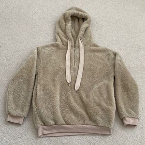 Cozy Tan Hooded Sweater